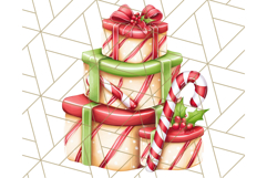 Peppermint Candy Cane Clipart PNG, Christmas Sweet Street Product Image 5