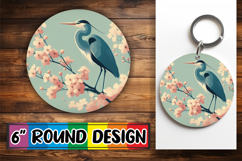 Circle of Joy Keychain Sublimation, Birds Product Image 1