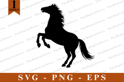 Horse SVG, Horse vector, Horse Silhouette, Cut files Product Image 1