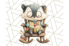 Cozy Cabin Critters Clipart PNG, Fall Animal Png Product Image 5