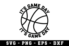 Game Day Svg |Basketball SVG Cut files | Cricut Product Image 1
