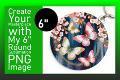 Bright Circle Design Coaster Artwork , Flowers Product Image 1