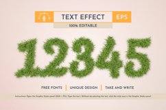 Field Grass Editable Text Effect, Graphic Style Product Image 4
