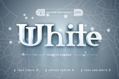 White Frost - Editable Text Effect, Font Style Product Image 4