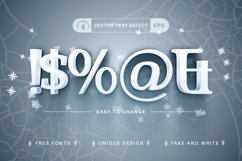 White Frost - Editable Text Effect, Font Style Product Image 6