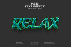 Relax Image Title 10: Neon Glow Text Effect Template Product Image 1