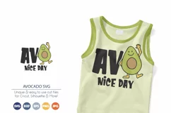 Funny Food SVG | Avocado SVG Cut Files | Food Pun Product Image 1