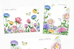 30%OFF! Watercolor Flowers and Bird Product Image 5