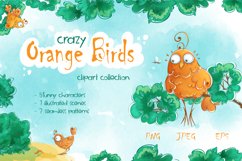 Crazy Orange Birds Product Image 1