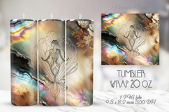 Girly abstract autumn pattern tumbler 20oz wrap designs png Product Image 1
