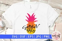 Summer vibes - Summer SVG EPS DXF PNG Cut File Product Image 1