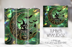 Halloween tumbler 20oz wrap sublimation designs BUNDLE Product Image 12