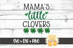Mama's Little Clovers - St Patrick's Day SVG PNG DXF Files Product Image 2
