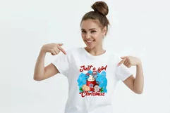 Just a girl who loves christmas png sublimation Product Image 2