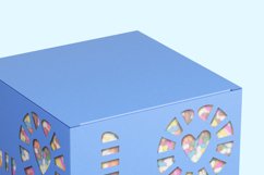 Set of 2 Love Cuttable Gift Boxes with Repeating Holes SVG Product Image 7