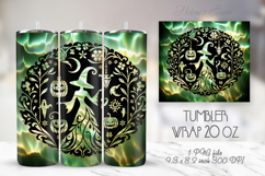 Halloween tumbler 20oz wrap sublimation designs BUNDLE Product Image 13