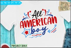 All American Boy - SVG EPS DXF Cutfile Product Image 2