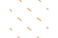 Pattern steel axes with wooden handle, metal ax for hunting Product Image 4