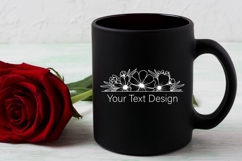 Flower Monogram Svg, Flower Svg Product Image 5