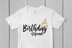 Birthday Squad - Birthday SVG EPS DXF PNG Cutting Files Product Image 3