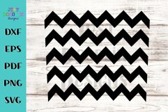 Chevron for 30oz tall skinny tumbler Product Image 1