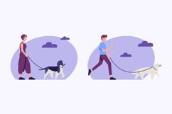 People Walking the Dog Product Image 1