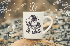 Valentine Gnome svg , Gnome with floral decor Svg, Valentine Product Image 10