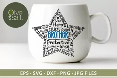 fathers day svg, dad svg, fathers day word art svg Product Image 4