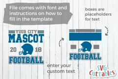 Football SVG | Football Template 0021 | Shirt Design Product Image 2
