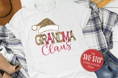 Grandma Claus Sublimation PNG | Family Christmas T-shirt Product Image 2