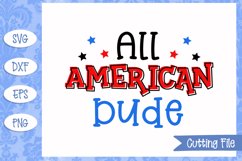 All american dude SVG File Product Image 1