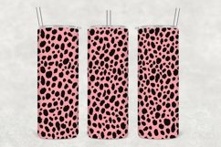 Blossom Leopard Texture Tumbler Wrap Sublimation Product Image 1