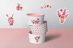 In Love. Romantic watercolor collection for Valentine's day Product Image 12