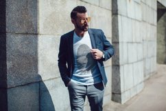 Men&#039;s T-Shirt Mock-Up Vol.1 2017 Product Image 15