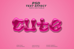 Cute 3d Text Effect Style Product Image 1