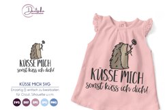 Küsse mich SVG | Valentinstag SVG Product Image 1