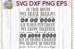 In This House SVG DXF PNG EPS Cutting Files Product Image 2