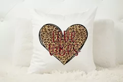 Gold Distressed Love Vibes Valentine's Sublimation PNG Product Image 2