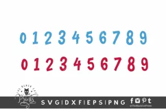 Days Until Christmas SVG | Countdown Christmas Round Sign Product Image 4