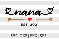 Nana est 2021 SVG Product Image 1