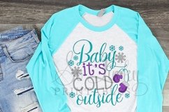 Baby it&#039;s cold outside printable sublimation design Product Image 2