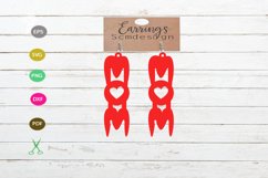 Earrings SVG,earrings template earrings cut file, earrings Product Image 1