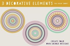 Geometric Pattern Brushes for adobe illustrator plus EXTRAS Product Image 7