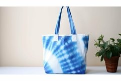tote blue white tie dye Product Image 1