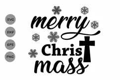 Merry Christmas SVG, Christmas SVG, Jesus SVG, Christmas. Product Image 1