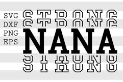 Strong nana SVG Product Image 1