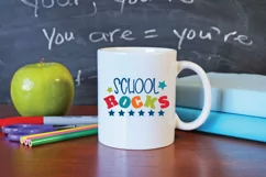 School Rocks SVG Cut File - School SVG DXF EPS PNG JPG PDF Product Image 3