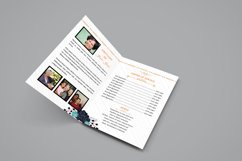 Printable Funeral Program Template, Obituary Template Product Image 2