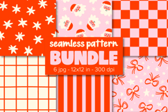 Christmas Pattern Bundle Santa Background Product Image 1
