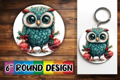 Chic Circle Design for Keychains , Xmas Product Image 1